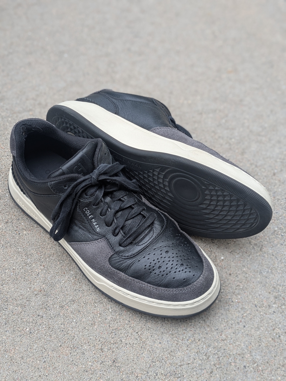 Cole Haan GrandPro Crossover Sneakers Men's Size 10M Black & Gray C34905 Leather